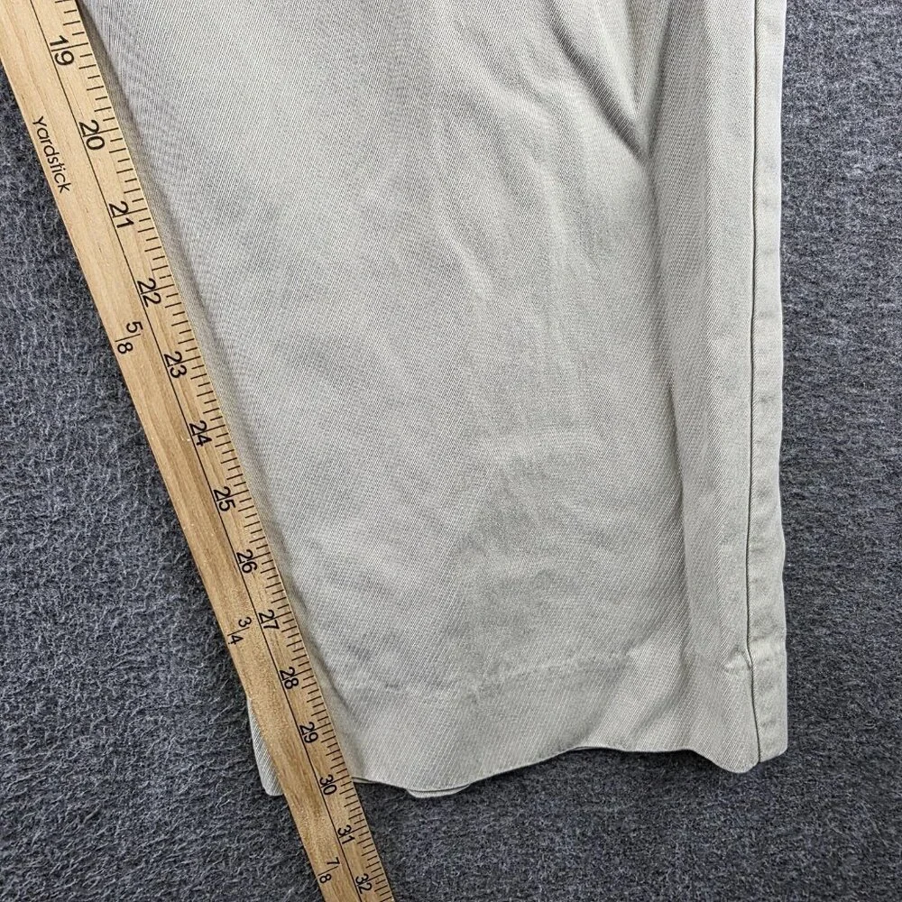 Tommy Bahama Pants Mens 36x32 Beige Silk Cotton Chino Straight Leg Casual Dress